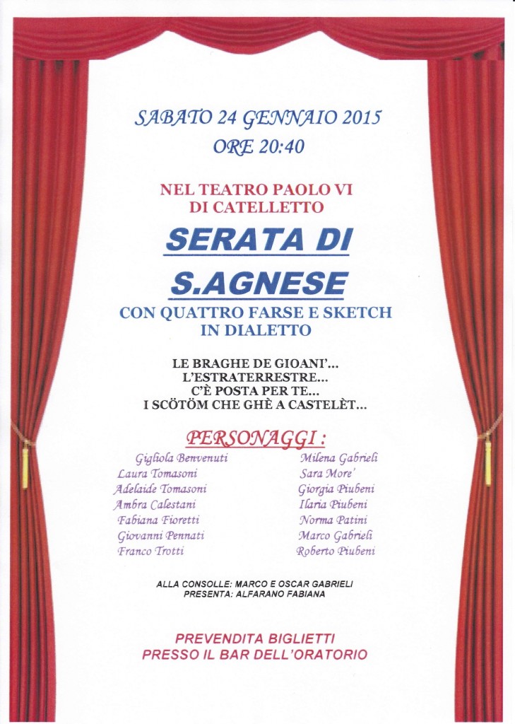 Oratorio san Luigi e san'Agnese- Lodi Vecchio - Elenco Premi